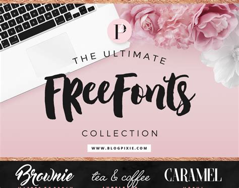 The Ultimate Free Fonts Collection Blog Pixie