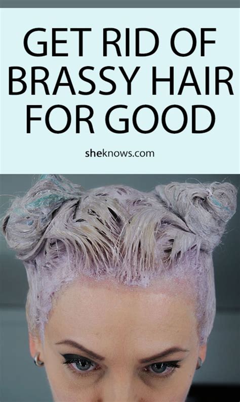 One of the reasons why it's not going away might be the lack of sufficient bleaching sessions. This DIY trick is the easiest way to banish brassy hair at ...