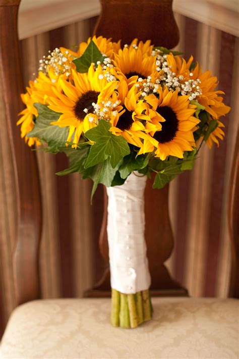 Sunflower Bouquet Sunflower Wedding Bouquet Sunflower Themed