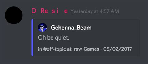 A bot that brings the quote feature to discord text chat. Chat Quote? How is this formatted? : discordapp