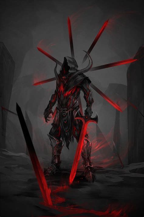 Cursed Swordsman Concept Art Characters Ninja Art Dark Fantasy Art