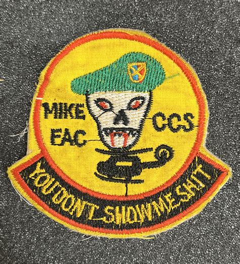 Special Forces Macv Sog Mike Fac Ccs Mike Force Vietnam War Patch Ebay