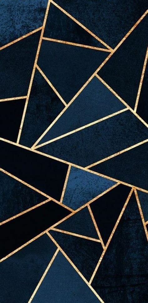 Dark Blue And Gold Aesthetic Wallpapers Wallpaper Cave