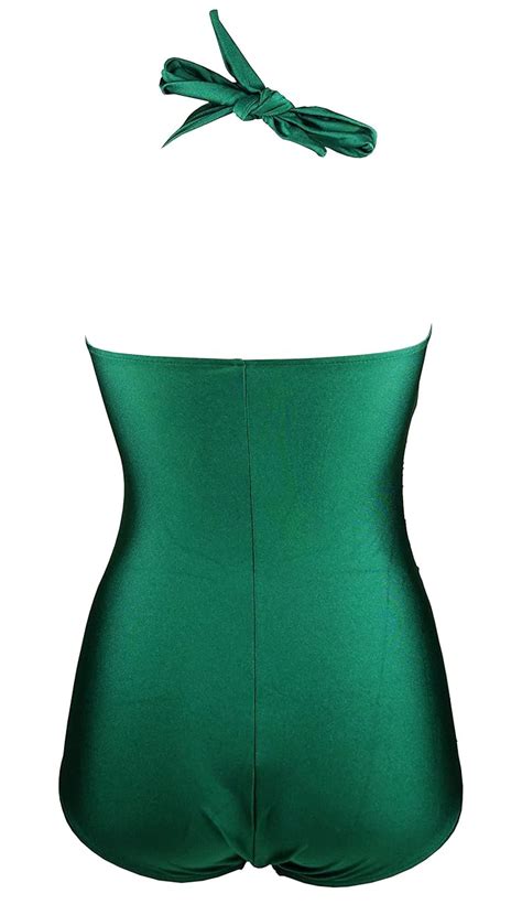 Cocoship 50s Vintage Solids Inspired Classic One Piece Pin Up Sheath