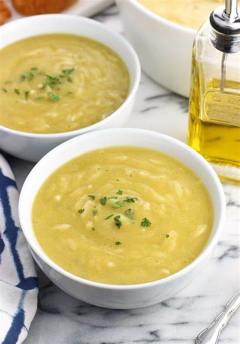 Healthy Potato Leek Soup With Orzo