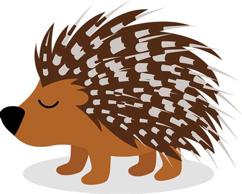 Porcupine Clipart Cartoon Of A Cute Spiky Porcupine