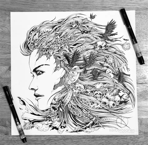 New Impressively Detailed Doodles By Kerby Rosanes Demilked