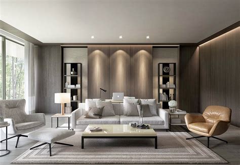 Beautiful Luxury Grey Living Room Decor In Modern Style