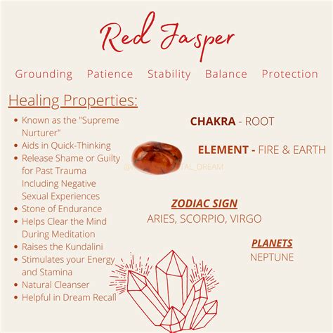 Red Jasper Meaning Mystic Crystal Dream