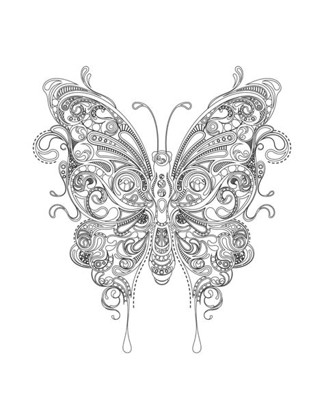 Mandala De Mariposa Para Colorear Imprimir E Dibujar Coloringonly