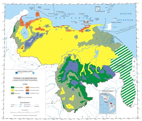 Mapa Climático De Venezuela Proyecto De Nivel