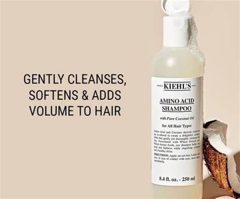 Amino Acid Shampoo Shampoo With Coconut Oil Kiehls