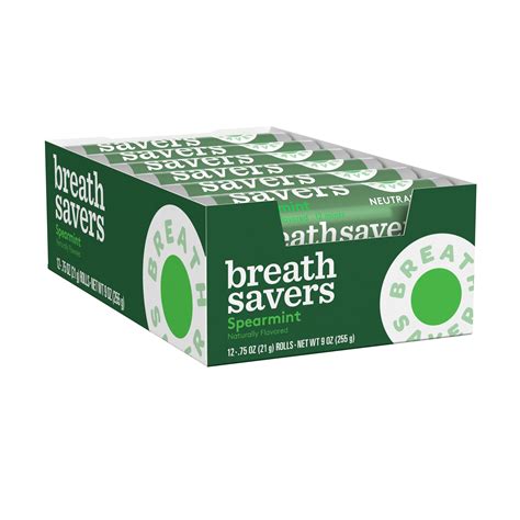 Breath Savers Spearmint Flavored Sugar Free Breath Mints Bulk Mint