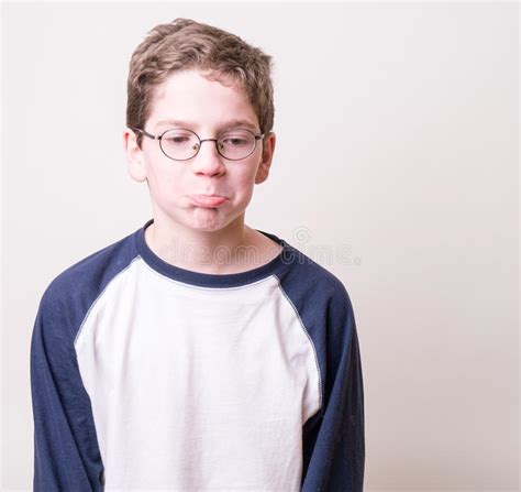 Bored Boy Stock Photo Image Of Expression Glasses Child 24494126