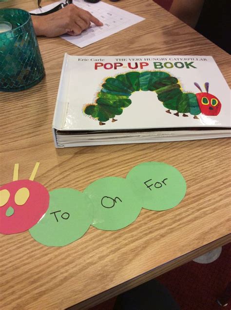 The Very Hungry Caterpillar Sight Word Activity Sight Word