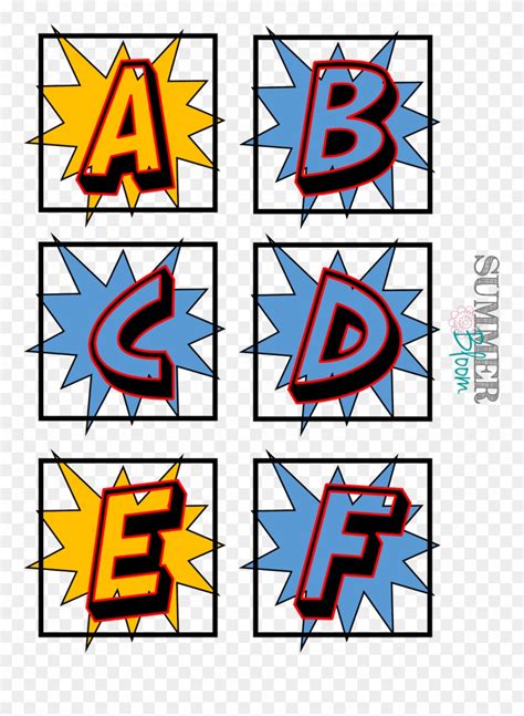 His illustrations feature animals like alligators, dolphins and jellyfish creatively posed to form the different letters of the. Free Font Download Clip Art On Party - Superhero Alphabet ...
