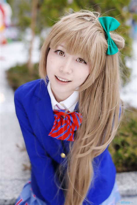 Blazer Blonde Hair Blouse Cosplay Hairbow Jyeri Love Live School Idol Project Minami Kotori