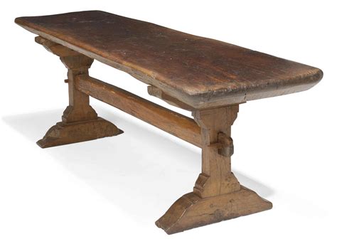 An Elizabethan Oak Trestle Table Late 16th Century Christies