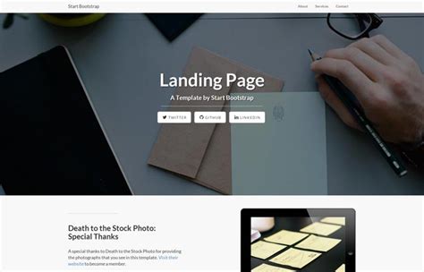 Start Bootstrap Free Bootstrap Themes And Templates