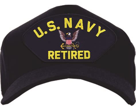 Us Navy Retired Emb Cap Fort America