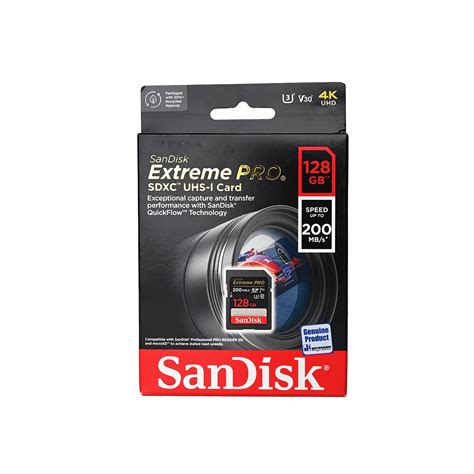 Sandisk Extreme Pro Sdxc Uhs I Card 128gb 200mbps Specialist