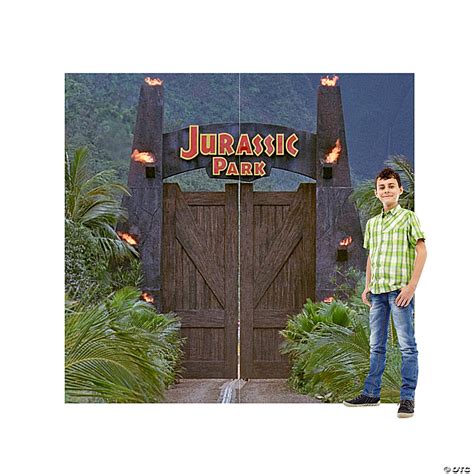 Jurassic World™ Jurassic Park Gate Life Size Cardboard Cutout Stand Up