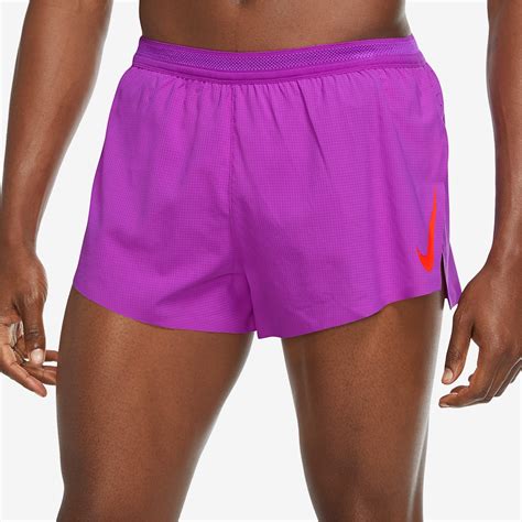 Nike AeroSwift 2inch Short Vivid Purple Bright Crimson Mens Clothing