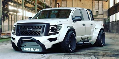 Pandem Widebody Kit On The 2020 Nissan Titan Pickup