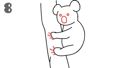 How To Draw A Koala Step By Step