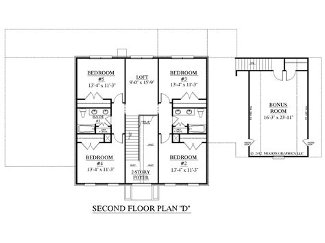 This 3 bed modern house plan gives you the master on main and the remaining bedrooms upstairs maximizing your privacy. Southern Heritage Home Designs - House Plan 3397-D The ...