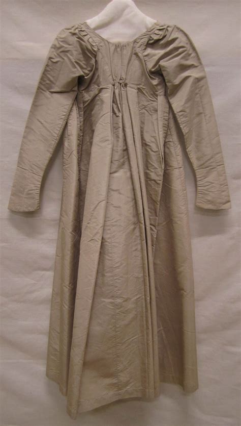 Japon Gown Ca 1800 1810 Zijde Silk Gemeentemuseum Den Haag