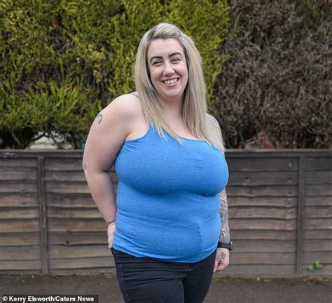 Mother Of Two 29 With Size 38kk Breasts Says Her Giant Chest Is