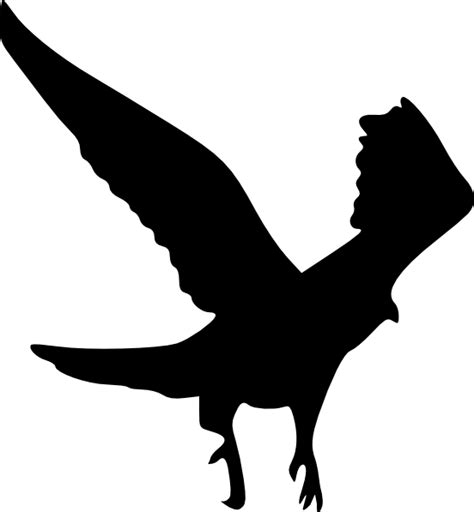 Eagle Landing Silhouette Clip Art At Vector Clip Art Online