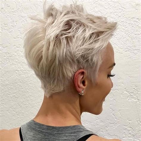 Messy Blonde Pixie Cut