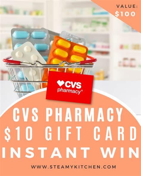 Cvs Pharmacy Instant Win Steamy Kitchen Recipes Giveaways