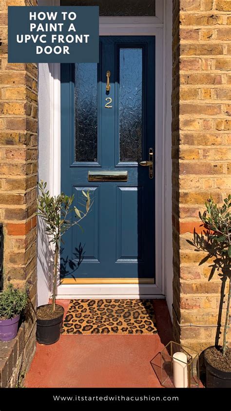 How to paint a front door. Painting a UPVC front door in 2020 | Upvc front door, Front door, Painted upvc door