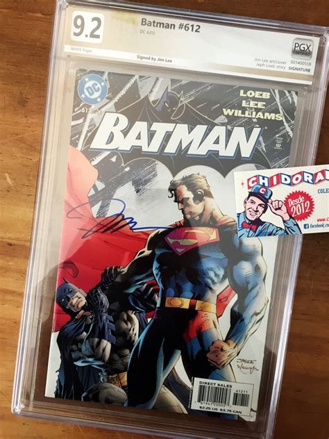 Comic Pgx Batman 612 Jim Lee Firmado Superman Cgc Mercado Libre