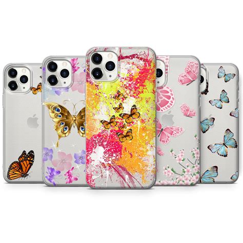 Butterfly Beautiful Flower Phone Case Cover Fit Iphone 6s Etsy