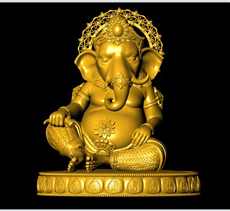 Stl File Ganesha 3d Printing Model・3d Printable Model To Download・cults