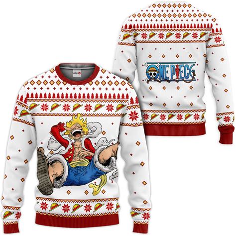 Luffy Gear 5 Anime Ugly Christmas Sweater One Piece Gg0711 One Piece
