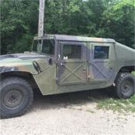 Hummer H Humvee Armored Slant Back With Gun Turret For Sale