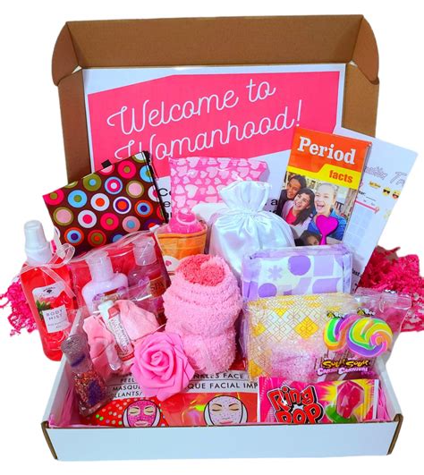 Welcome To Womanhood First Flow Spa Box Tween 1st Period Etsy Uk