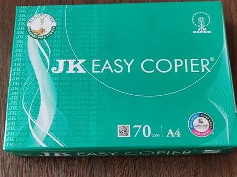 White Jk Easy Copier 70gsm A4 Paper For Photocopy At Rs 270pack In Jammu