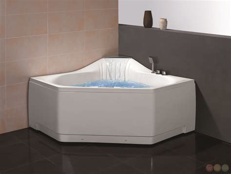 The whirlpool bathtub with charming water waves releases your natural deep desire for water. Ariel Platinum Corner Whirlpool Bathtub with Waterfall ...
