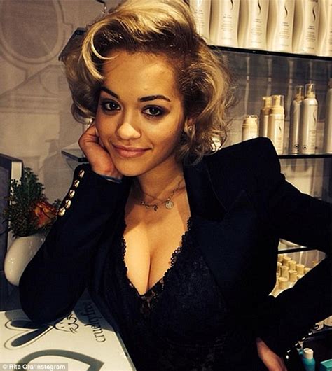 Rita Ora Gets Some Big Hair Ahead Of Her First Day