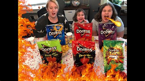 We Almost Didnt Survive The Heat Spicy Dorito Challenge Youtube