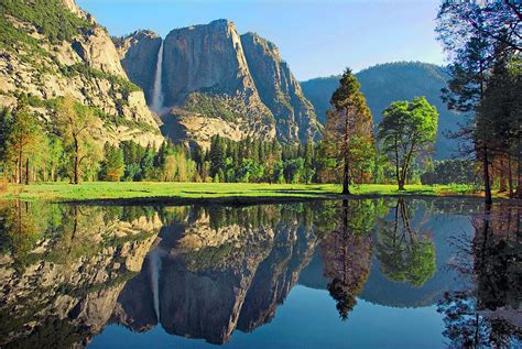 Reflections Of Yosemite Falls Photograph By Lynn Bauer Fine Art America