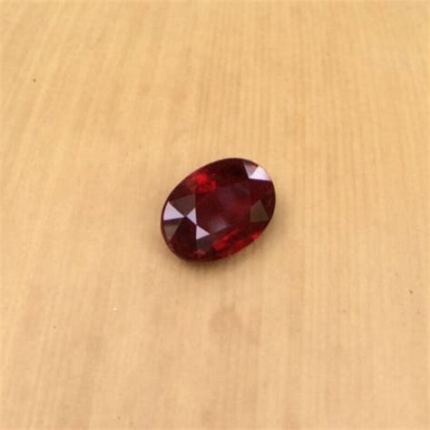 Loose Ruby Natural Oval Cut Dark Red Ruby Gemstone For Your Etsy