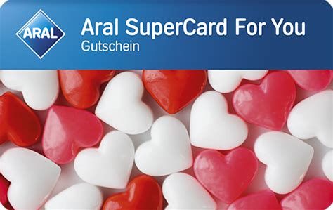 Gutschein Liebe Partner Herzchen Foryou Aral Supercard