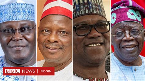 Nigeria 2023 Election Atiku Tinubu Kwankwaso Obi Vp Selection Bbc